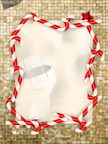 Image of Christmas gold Background. EPS 10