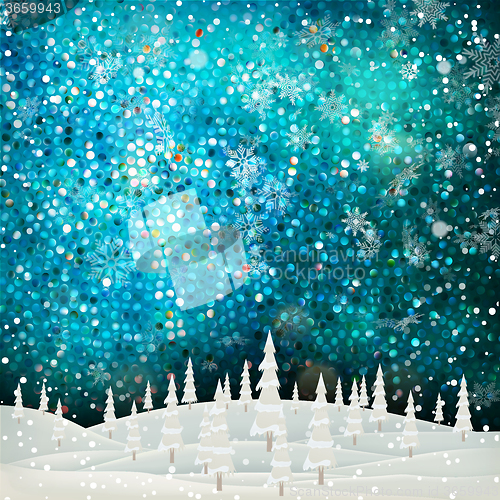 Image of Christmas abstract template. EPS 10