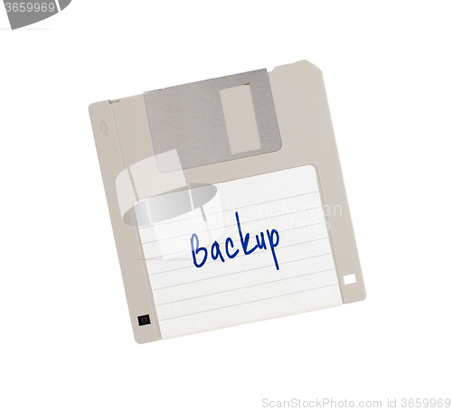 Image of Floppy Disk - Tachnology from the past, isolated on white