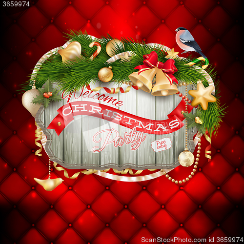 Image of Christmas decoration. EPS 10