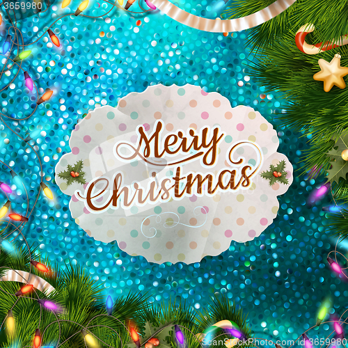 Image of Christmas abstract template. EPS 10