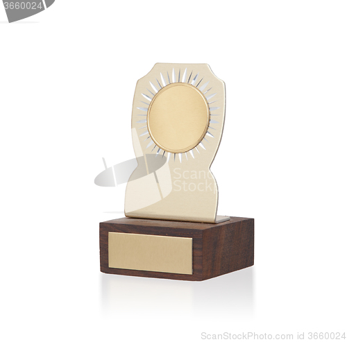 Image of Trophy cup isolated