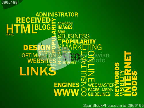 Image of Seo Shows Websites Search Engine Optimization Or Optimizing