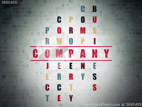 Image of Business concept: Company in Crossword Puzzle