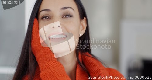 Image of Pretty young woman with a gorgeous smile