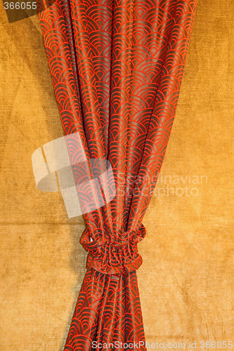 Image of Red drapery