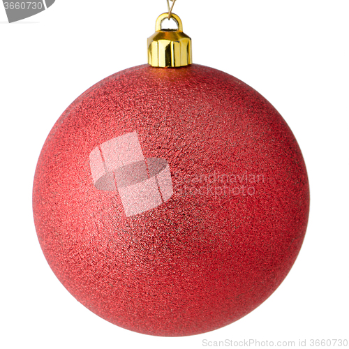 Image of Red Christmas bauble