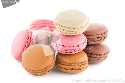 Image of Colorful French Macarons