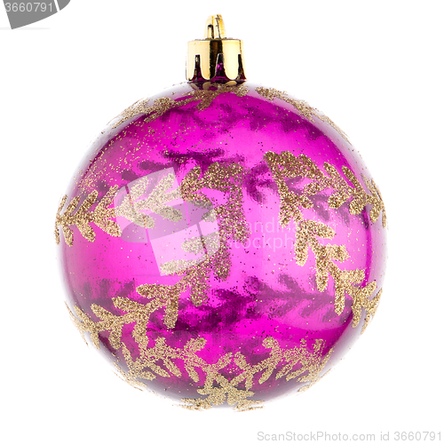 Image of Pink christmas ball