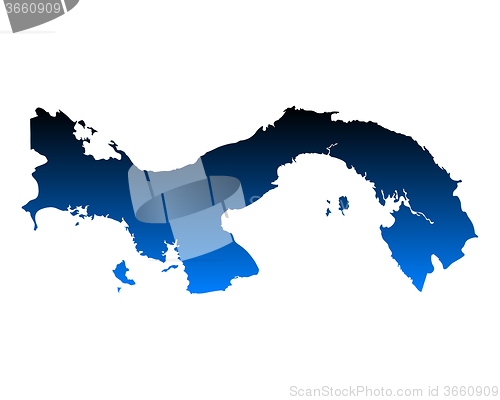 Image of Map of Panama