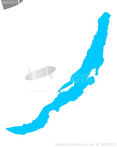Image of Map of Lake Baikal