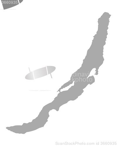 Image of Map of Lake Baikal