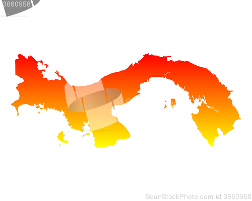 Image of Map of Panama