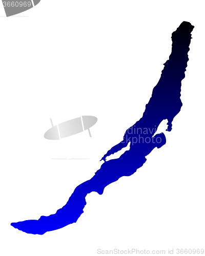 Image of Map of Lake Baikal