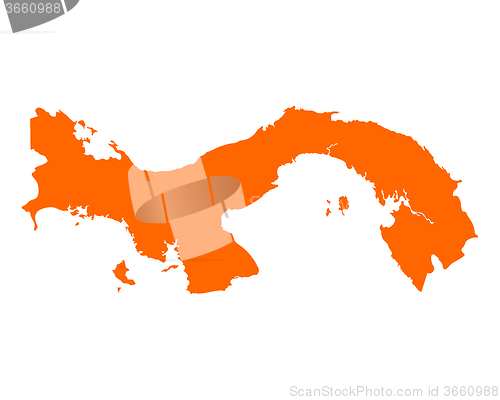 Image of Map of Panama