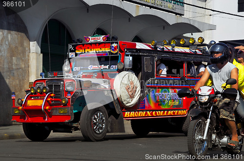 Image of Colorful Filipino jeepney