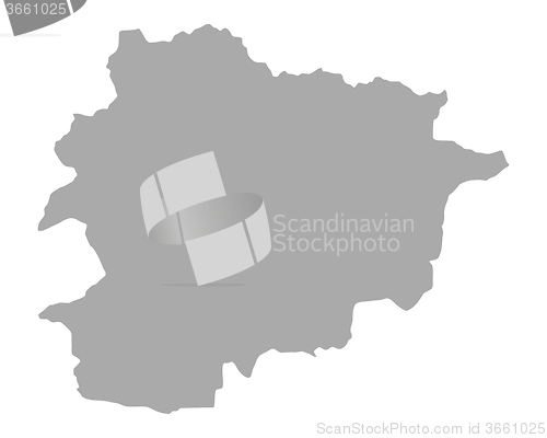 Image of Map of Andorra