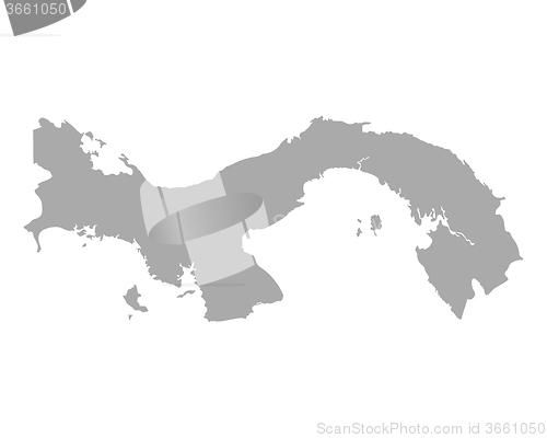 Image of Map of Panama