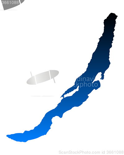 Image of Map of Lake Baikal