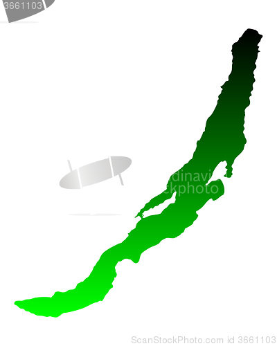 Image of Map of Lake Baikal