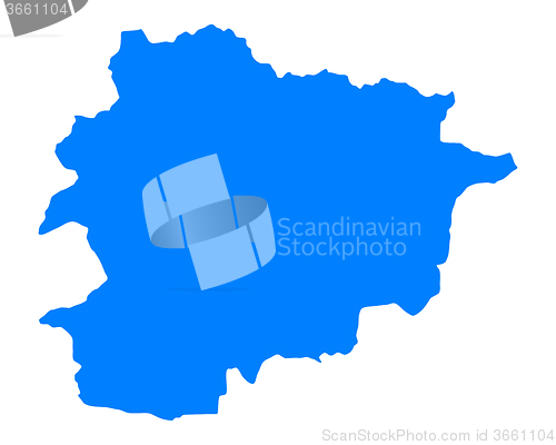 Image of Map of Andorra