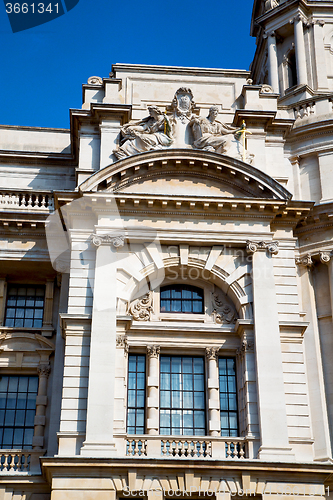 Image of old   in england london europe wall and history