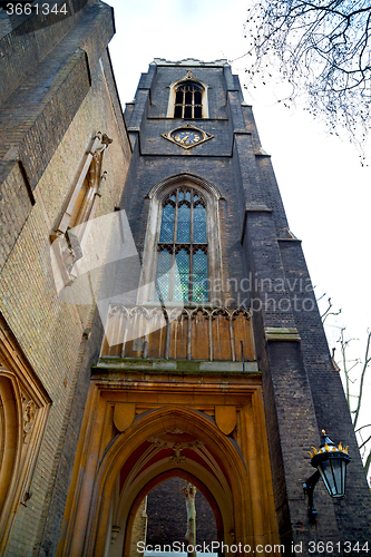 Image of old   in england   wall and  