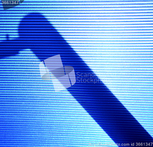 Image of plastic abstract in asia   phangan pier roof lomprayah  bay    t