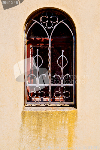 Image of in   old architecture and venetian blind wall