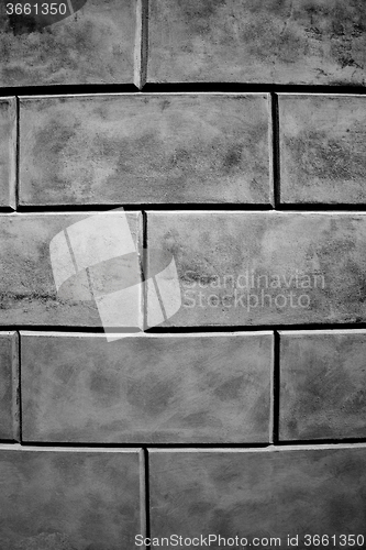 Image of abstract step   brick in  italy old wall and texture material th