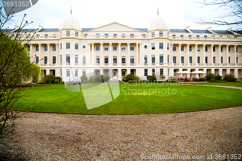 Image of exterior old architecture in  europe  