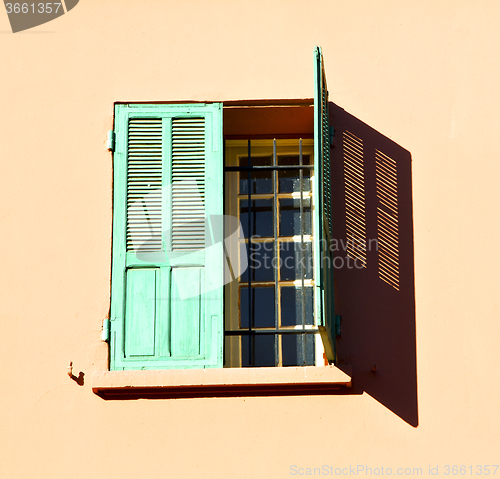 Image of  window in morocco africa and old construction wal brick histori