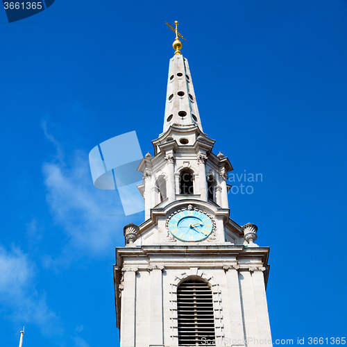 Image of old architecture in england london europe wall and history