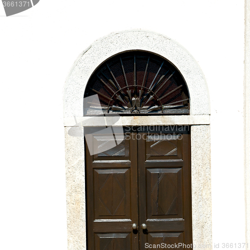 Image of old   door    in italy old ancian wood and traditional  texture 