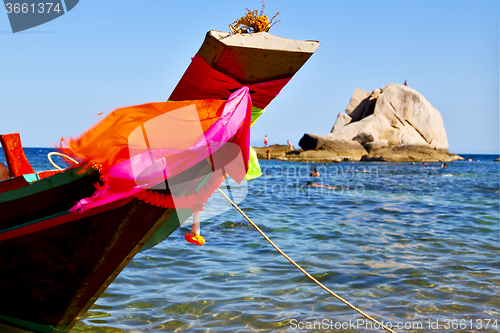 Image of prow asia in the  kho tao  