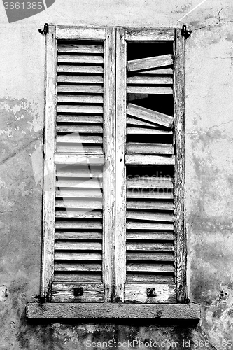 Image of in europe italy milan old architecture and venetian blind wall