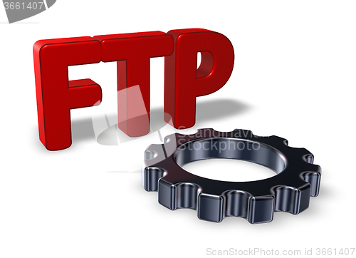 Image of ftp tag and gear wheel