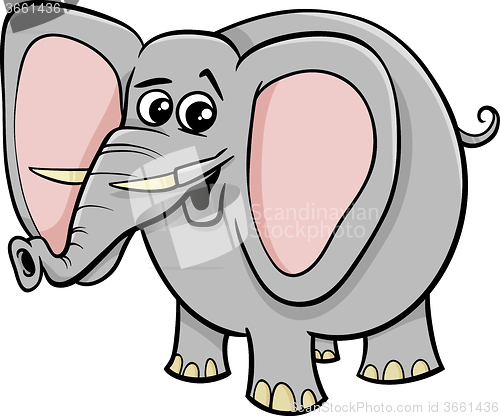 Image of elephant animal character cartoon