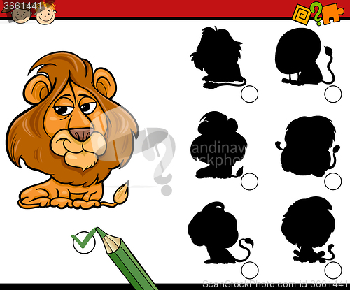 Image of education shadows game cartoon