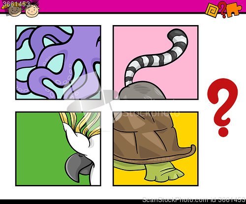 Image of education puzzle task for children