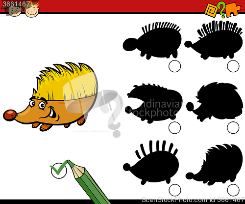 Image of education shadows game cartoon