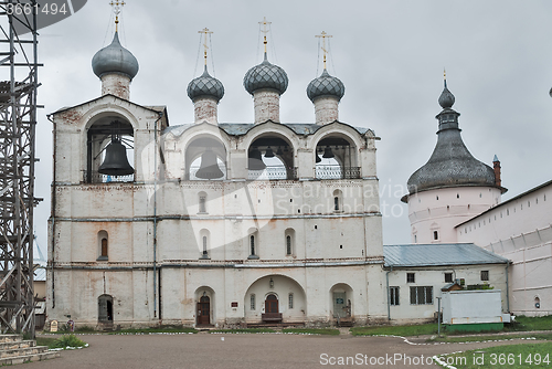 Image of Assumption Cathedral belfry in Rostov the Great