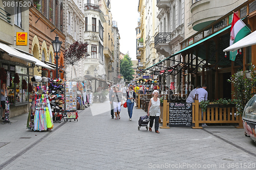 Image of Budapest Vaci Street