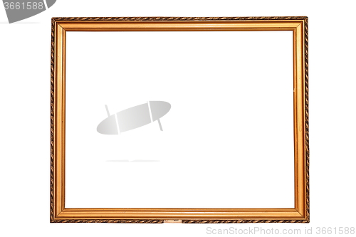 Image of old isolated painting frame