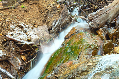 Image of mountain stream detail