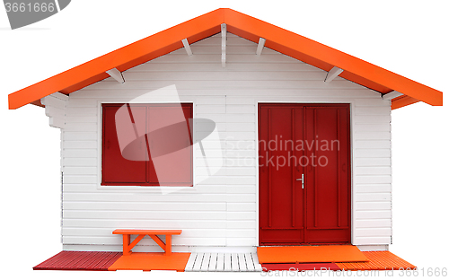 Image of Wooden prefabricated house