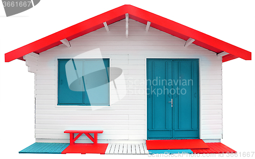 Image of Wooden prefabricated house