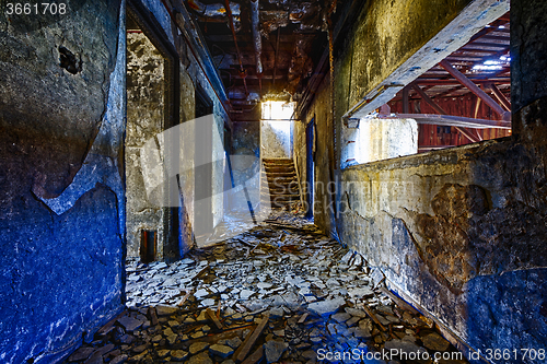 Image of ruins factory damage