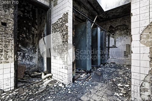 Image of ruins factory damage