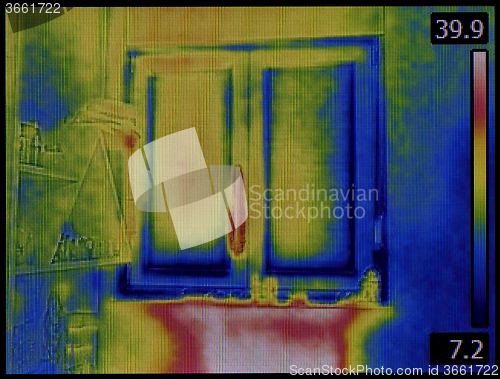 Image of Thermal Image of Window